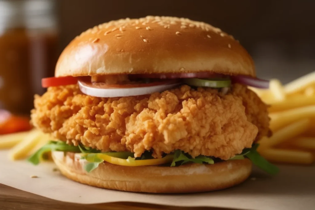 crunchy chicken sandwich