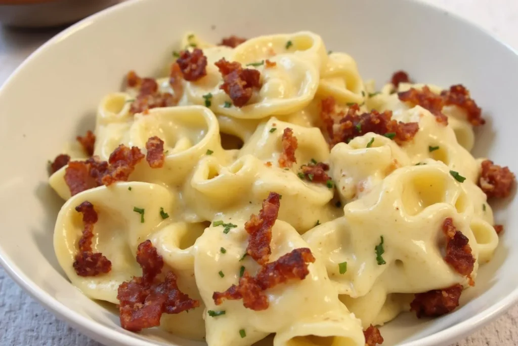 Bacon Cream Cheese Tortellini