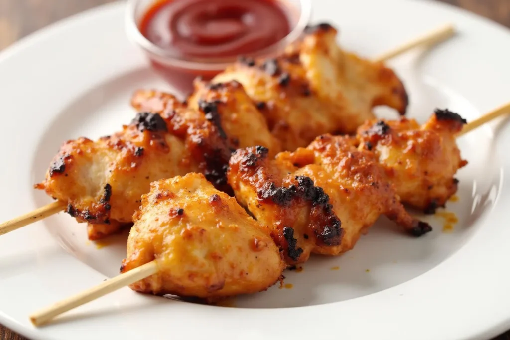 bbq chicken skewers