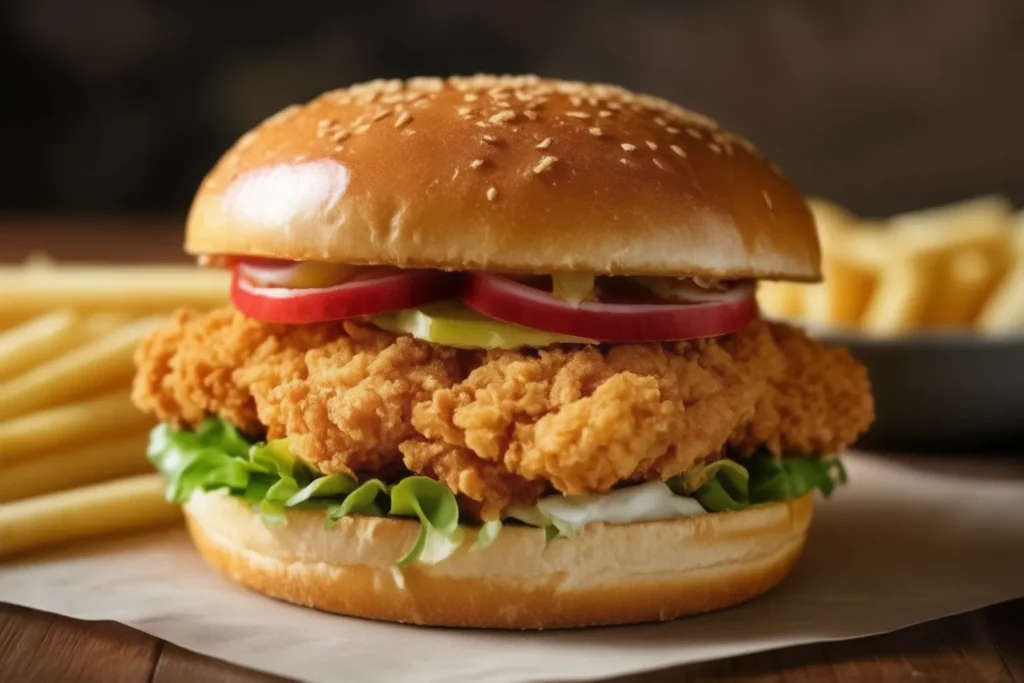 crunchy chicken sandwich