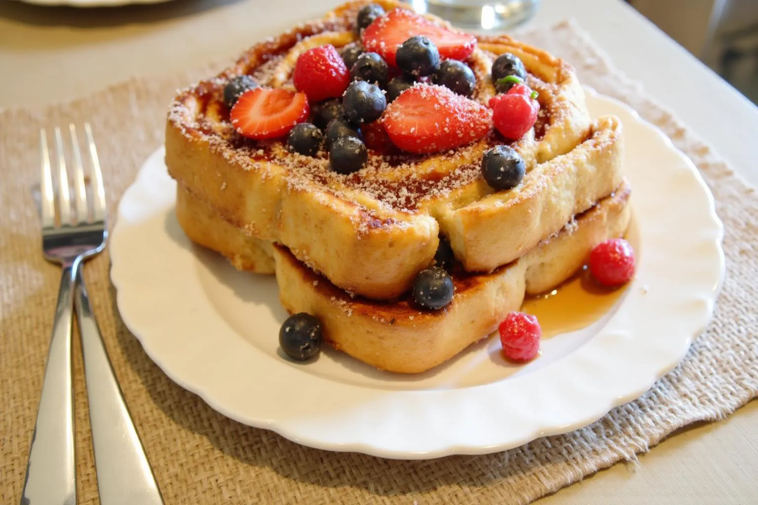 Cinnamon Roll French Toast