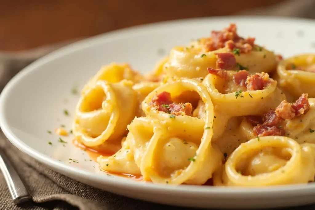 Bacon Cream Cheese Tortellini
