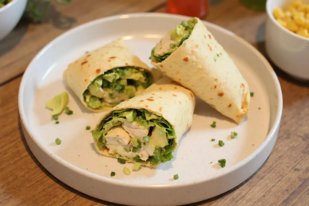 Avocado Chicken Wrap