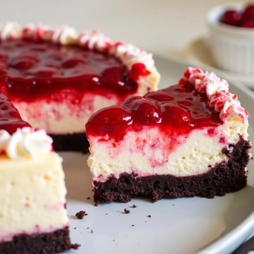 black forest cheesecake