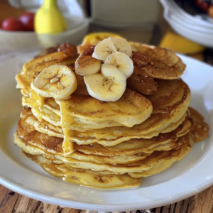fluffy banana pancakes
